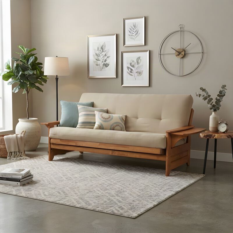 Phoenix Frame-Barbados Finish-Suede Peat Mattress image number 4