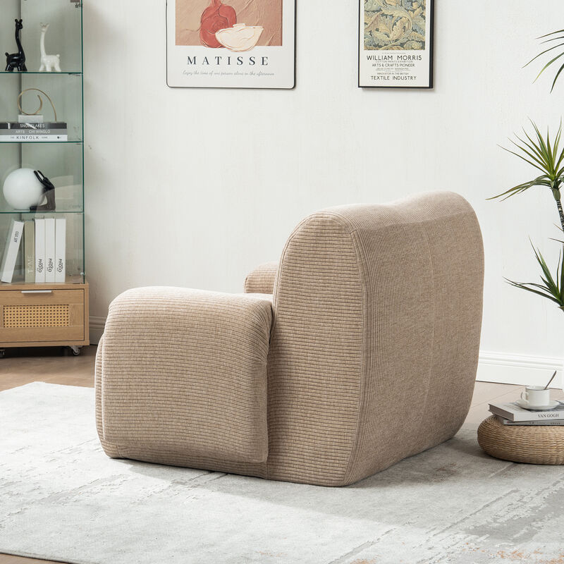 Slukun Chenille Accent Chair image number 3