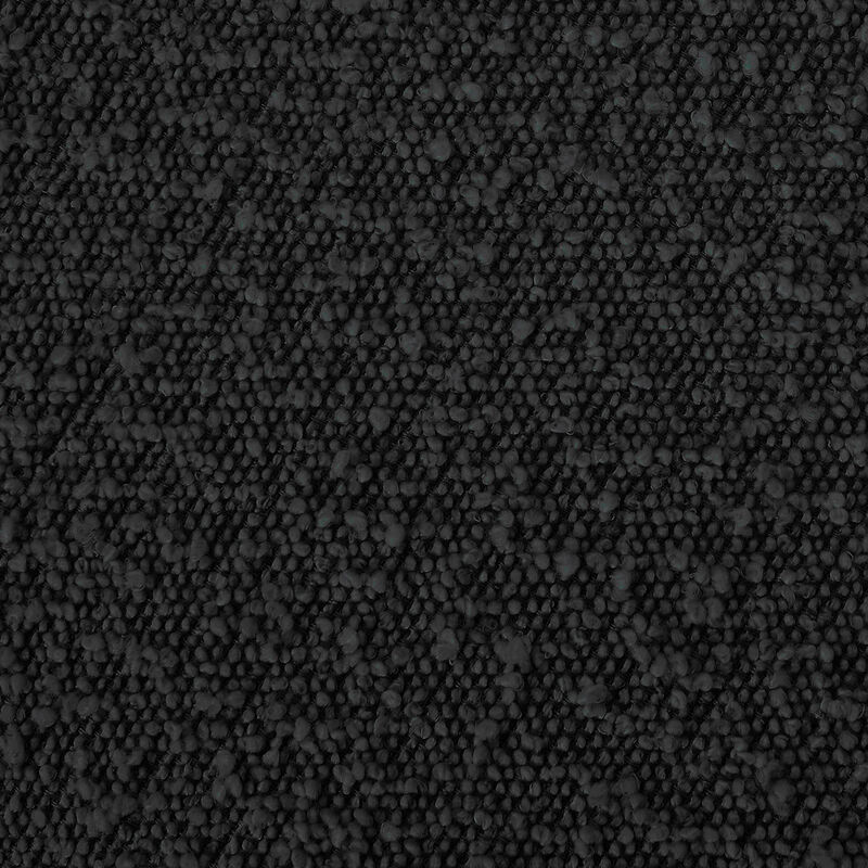 Meridian Furniture Kelly Black Boucle Fabric Queen Bed