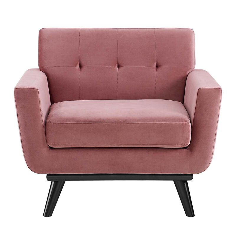 Engage Performance Velvet Armchair image number 6