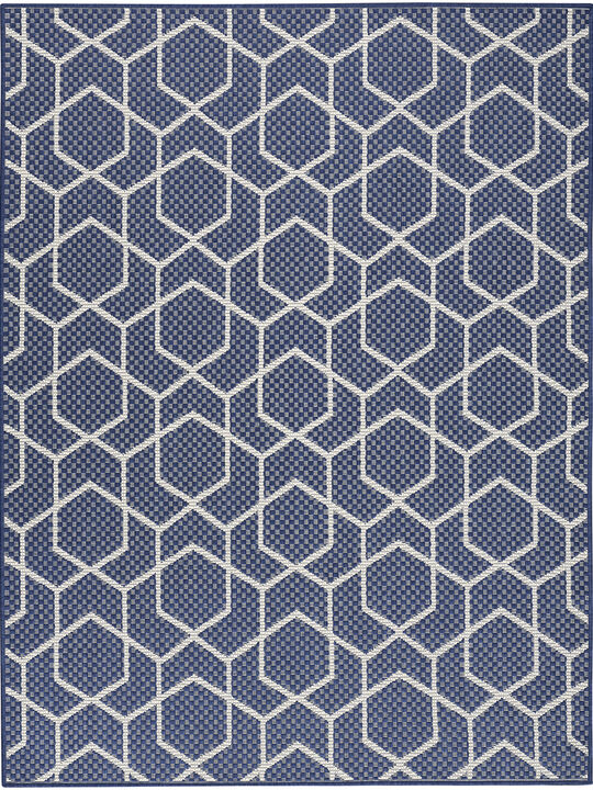 Horizon Indoor/Outdoor HOZ01 Navy 6' x 9' Rug
