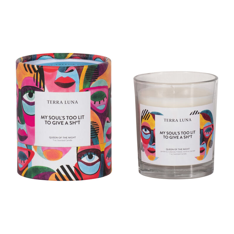 4" 7 Oz Too Lit Boxed Candle image number 0