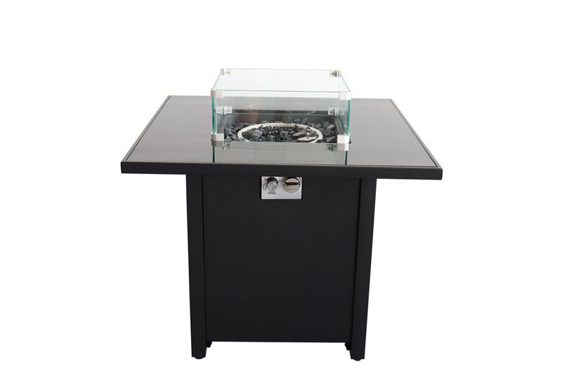 Square Black 30" Firepit image number 3