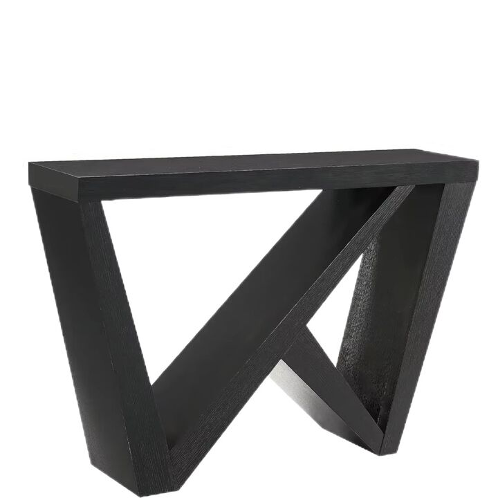 Modern Decorative Accent Console Table with W-Shaped Legs,Wood Entryway Furniture for Living Room, Hallway, Entrance,Small Space