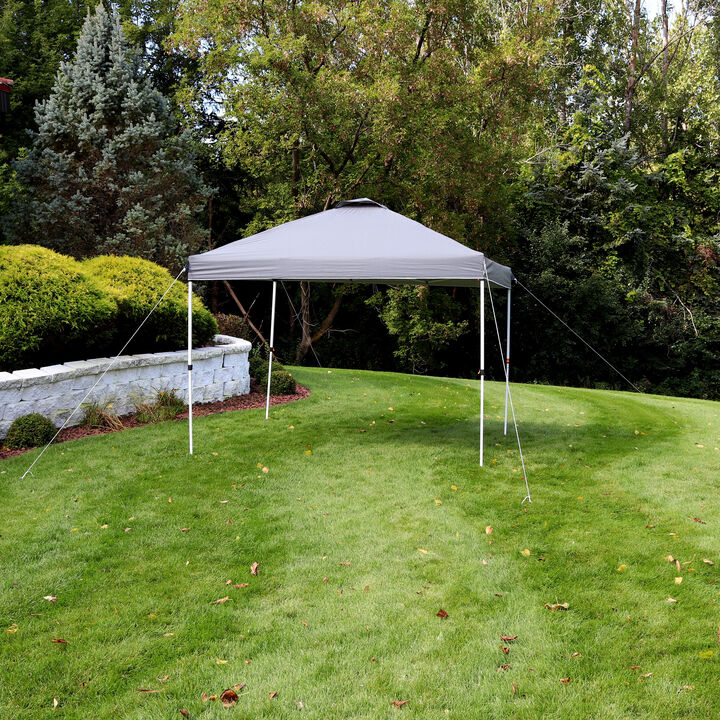 Sunnydaze 10' x 10' Pop-Up Canopy with Rolling Carry Bag