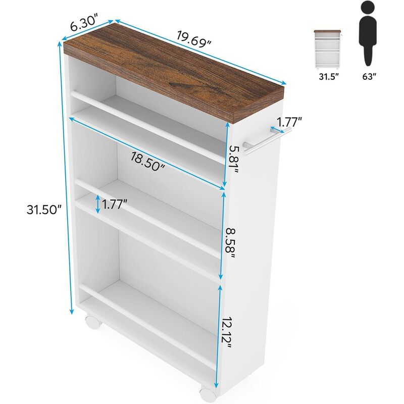 4-Tier Storage Cart image number 4
