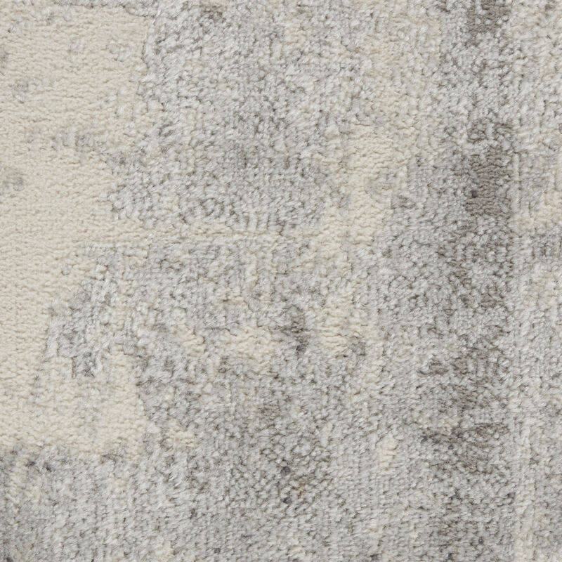 HomeRoots Abstract Non Skid Runner Rug image number 2