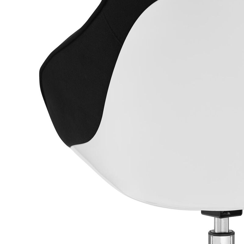 Techni Mobili Home Office Upholstered  Task Chair, Black