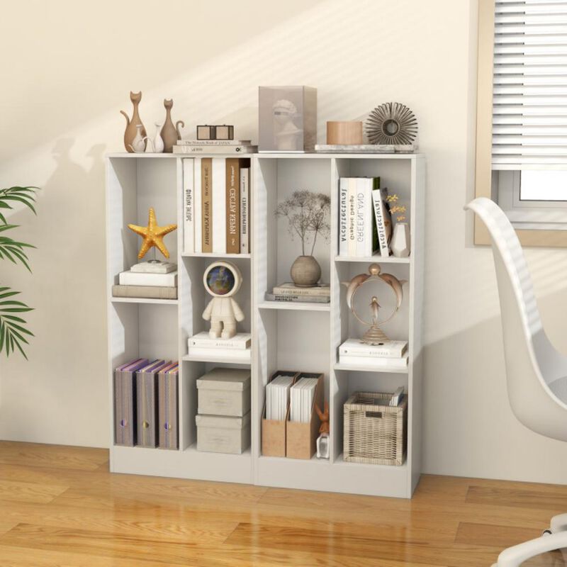 41 Inches 5-Cube Floor Bookcase with 2 Anti-Tipping Kits