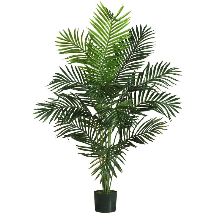Nearly Natural 5-ft Paradise Palm Tree w/12 Lvs