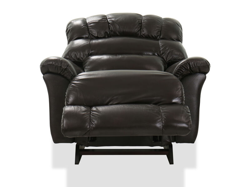 Randell Chocolate Leather Rocking Recliner image number 2