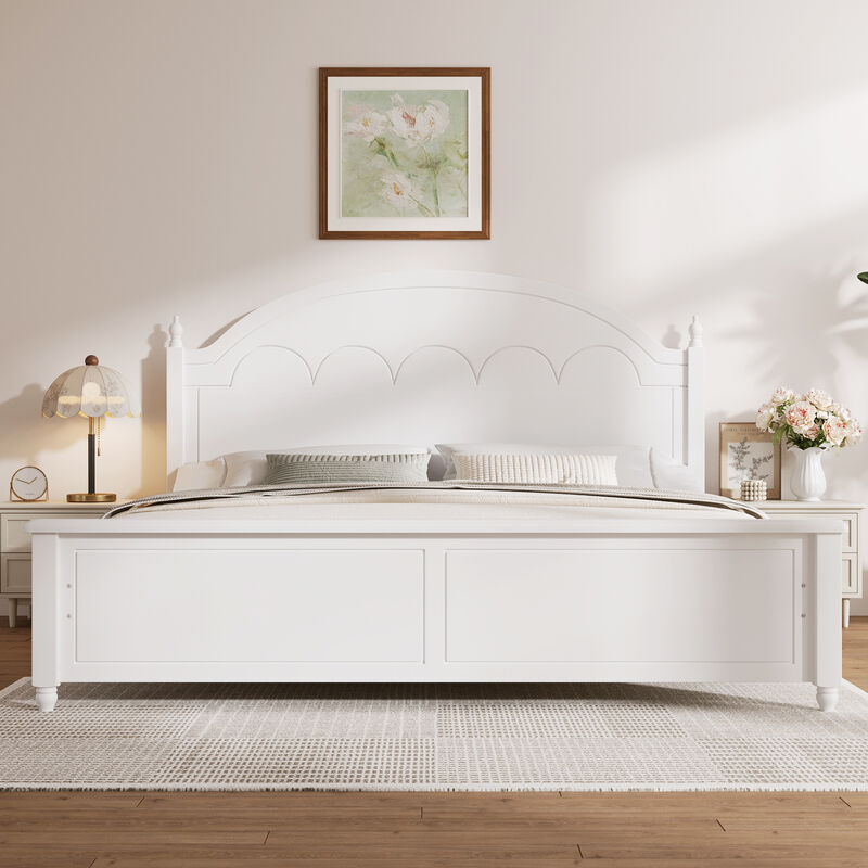 Upholstered Platform Bed image number 2