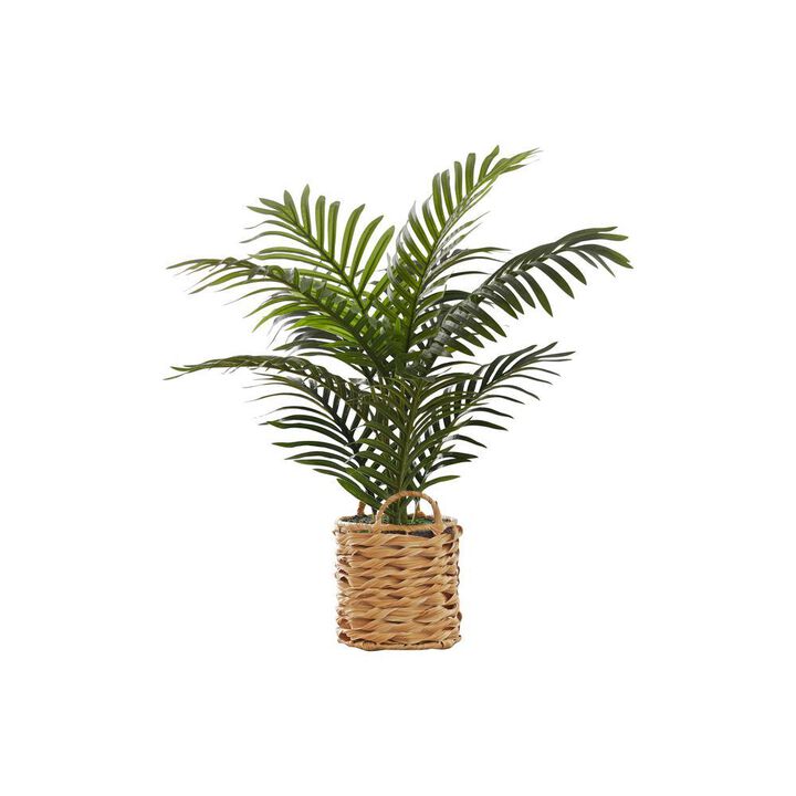 Artificial Plant, 24 Tall, Palm, Indoor, Faux, Fake, Table, Floor, Greenery