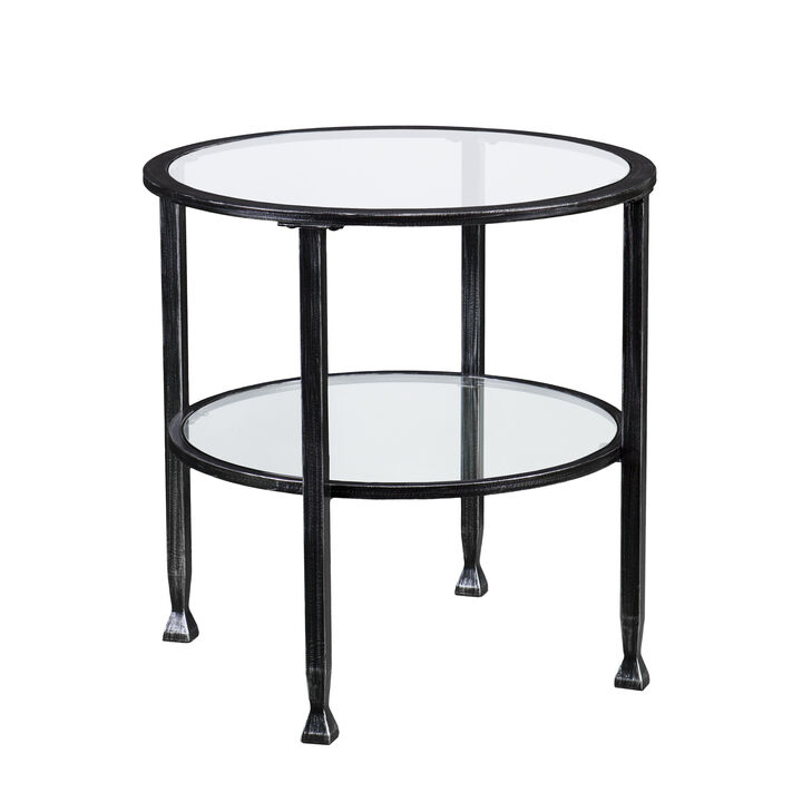 Bexley Metal/Glass  End Table