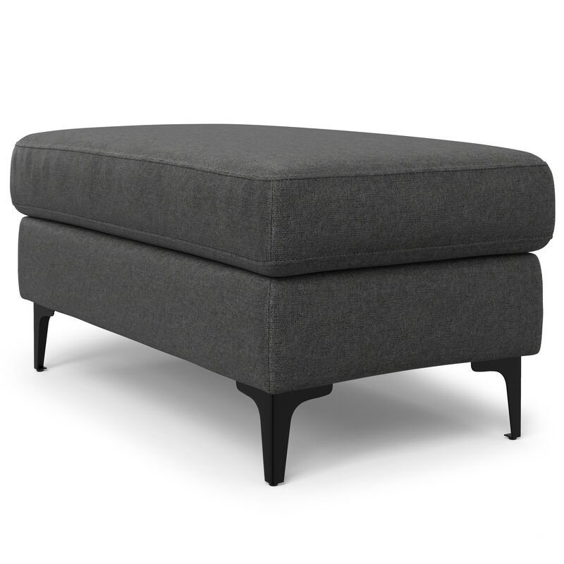 Simpli Home Ava Mid Century Ottoman image number 5