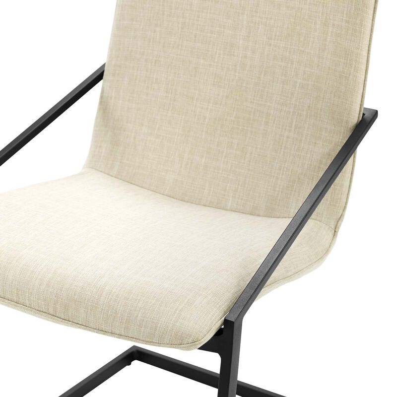 Pitch Upholstered Fabric Dining Armchair image number 5