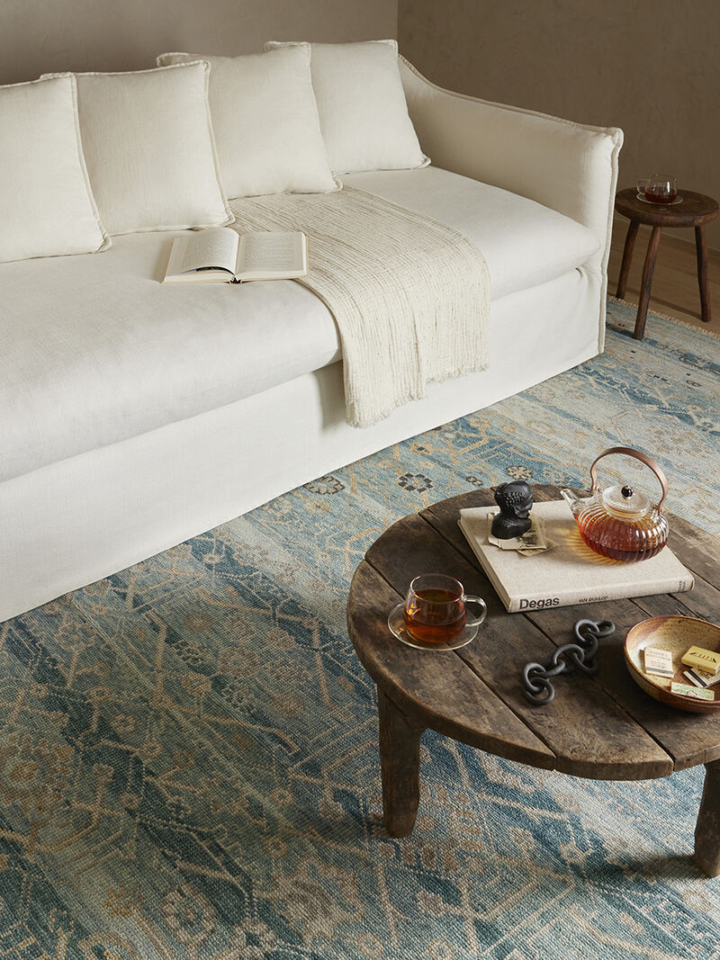 Dominic DOM04 Sky/Natural 4' x 6' Rug
