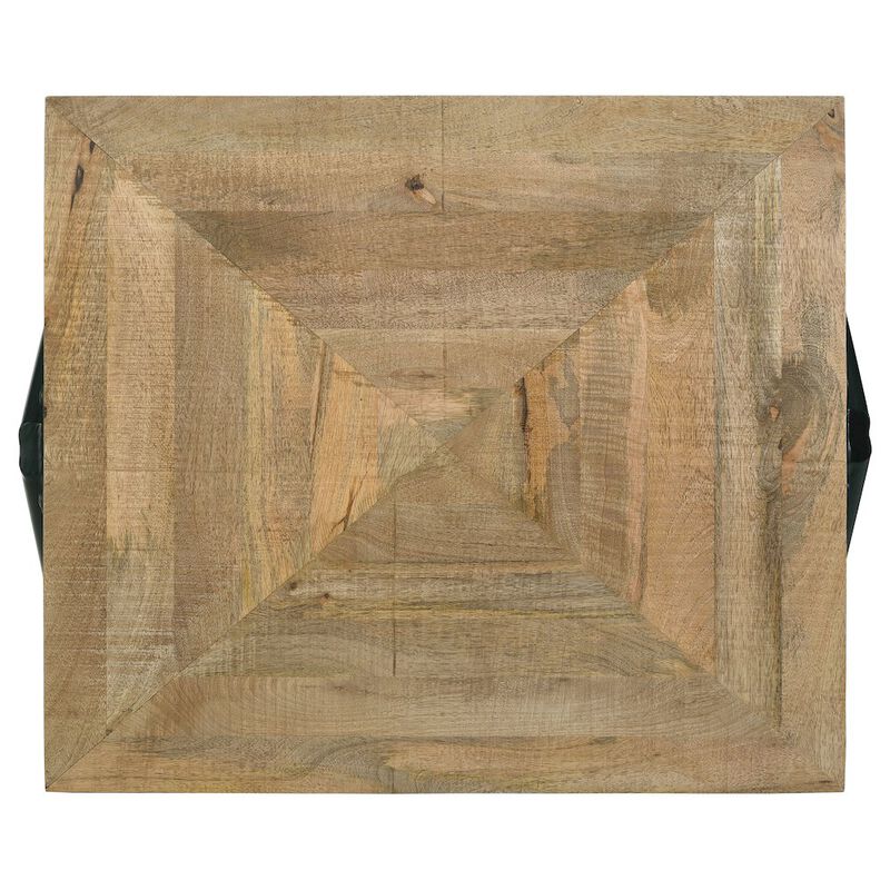 Coaster Co. of America Avery Rectangular Solid Mango Wood Coffee Table Natural