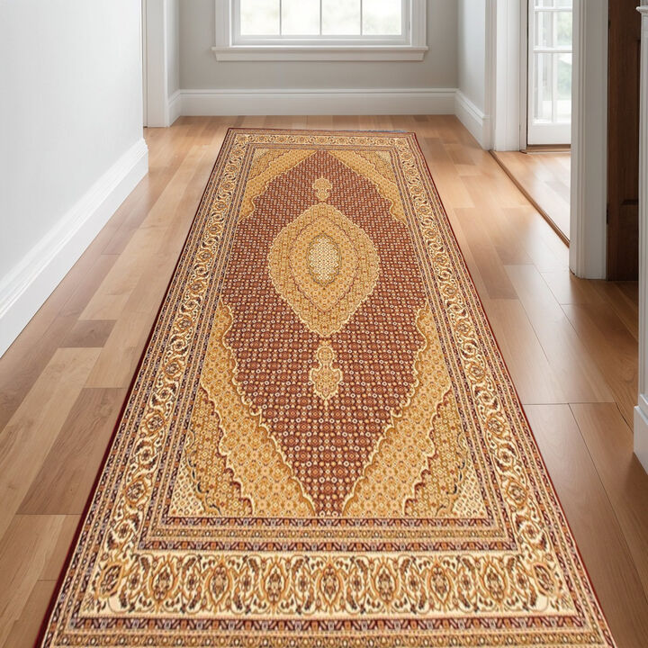 HomeRoots Oriental Runner Rug