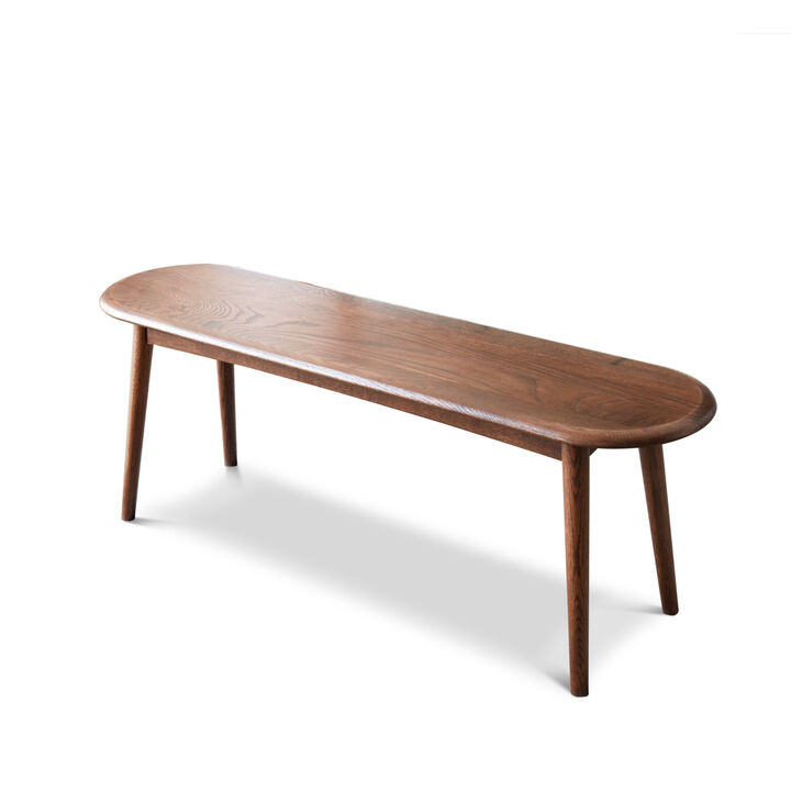 Streamdale Natural Oak Wood Dining Bench Bed Bench For Dining Room, Bedroom