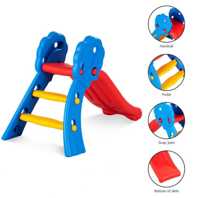 Kids Up Down Folding Slide for Backyard and Indoor Fun-Multi image number 3