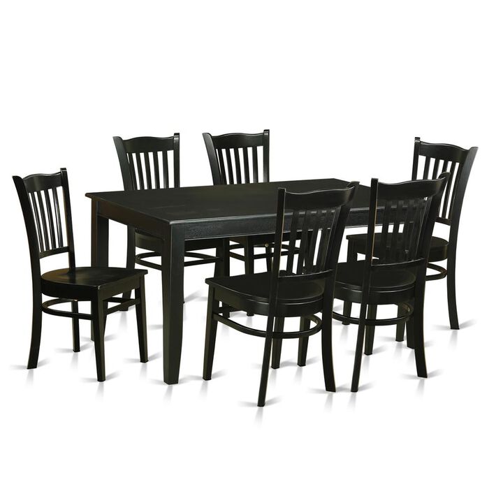 7 PC Dining room sets -Kitchen dinette Table and 6 Kitchen Chairs