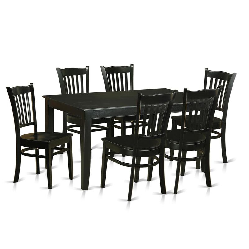 7 PC Dining room sets -Kitchen dinette Table and 6 Kitchen Chairs