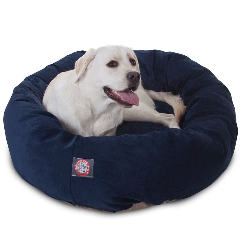 Majestic Pet Micro Velvet Calming Dog Bed Washable image number 0