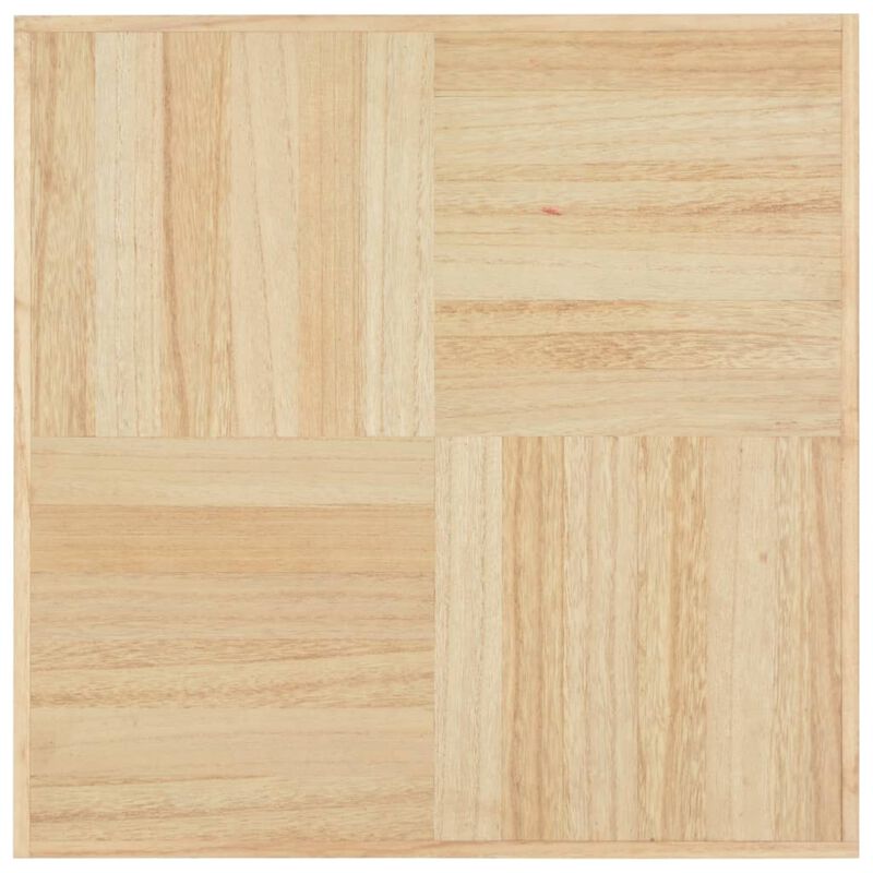 vidaXL Coffee Table 19.7"x19.7"x13" Solid Wood