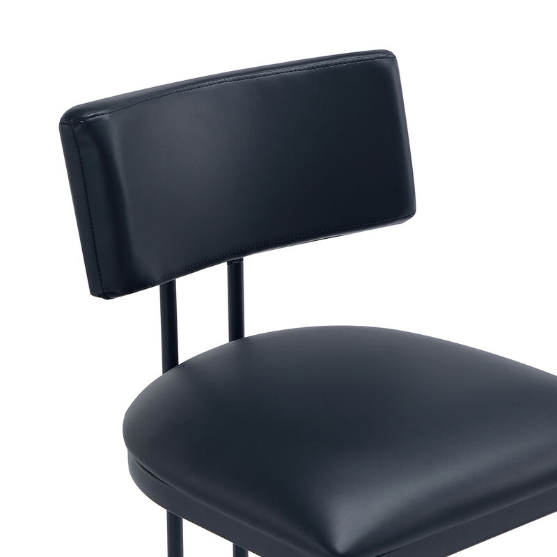 Juno Metal Barstool in Black