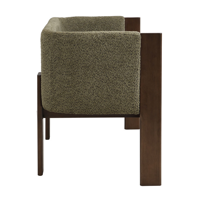 Pikert 48.5" Upholstered Solid Loveseat image number 2