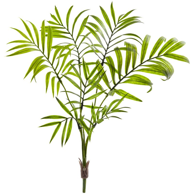 Hivvago Mini Areca Palm Artificial Bush (Set of 8)