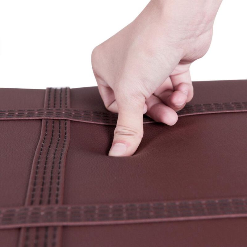 Hivvago Solid Wood PU Leather Piano Double Duet Keyboard Bench