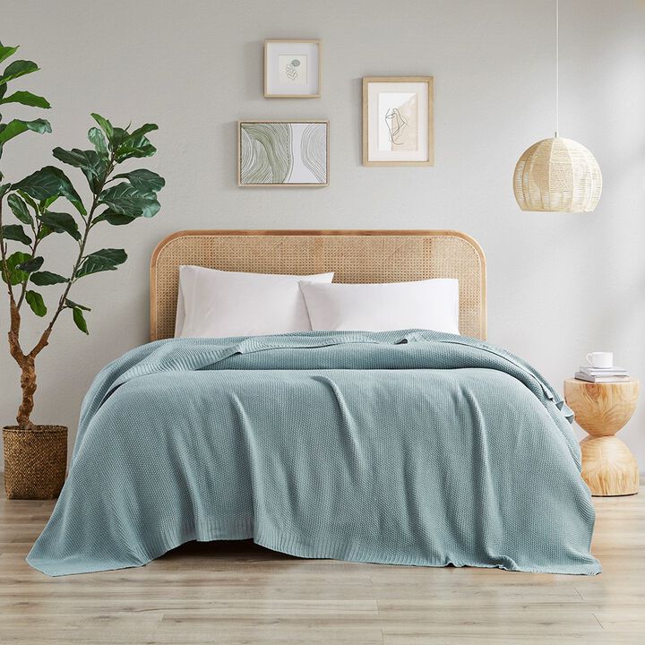 Gracie Mills Lessie Classic Knit Cottage Blanket