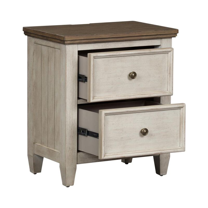 Liberty Furniture 2 Drawer Night Stand w/ Charging Station image number 5
