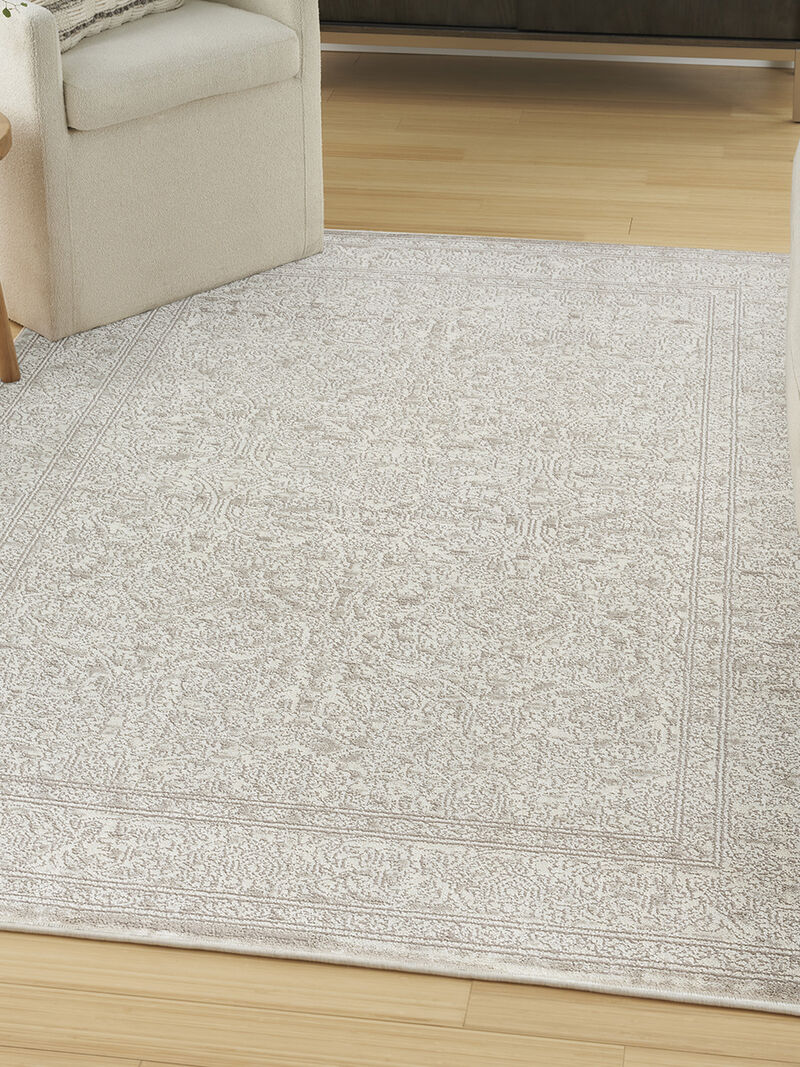 Eco Cycle ECY03 Ivory/Beige 5'3" x 7'3" Rug