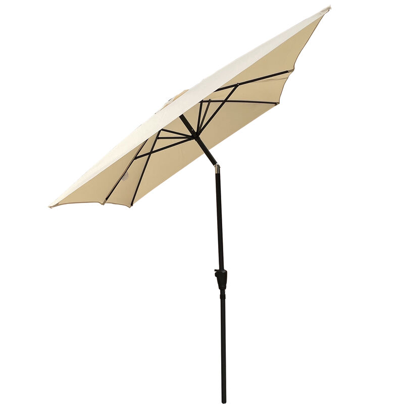 6x9 Ft Waterproof Patio Umbrella with Crank and Tilt for Pool, Garden, and Backyard - Outdoor Umbrella for Market Use