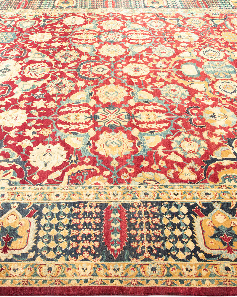 Mogul, One-of-a-Kind Hand-Knotted Area Rug  - Red, 8' 2" x 10' 3"