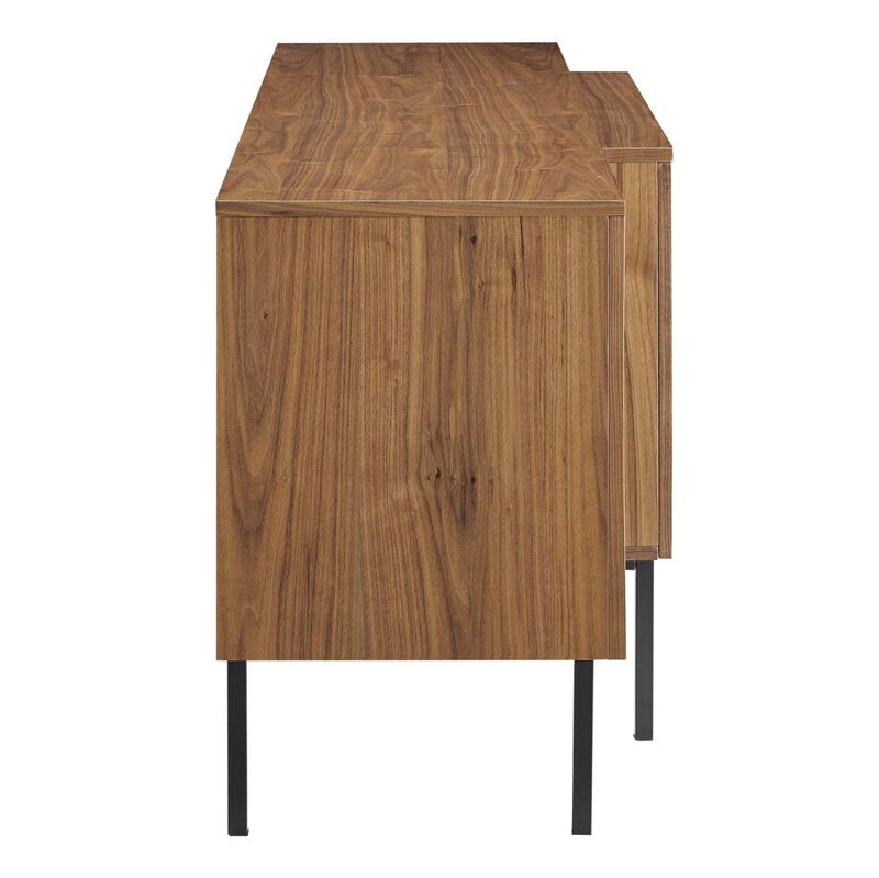 Modway Yosemite Wood Sideboard Credenza in Walnut image number 4