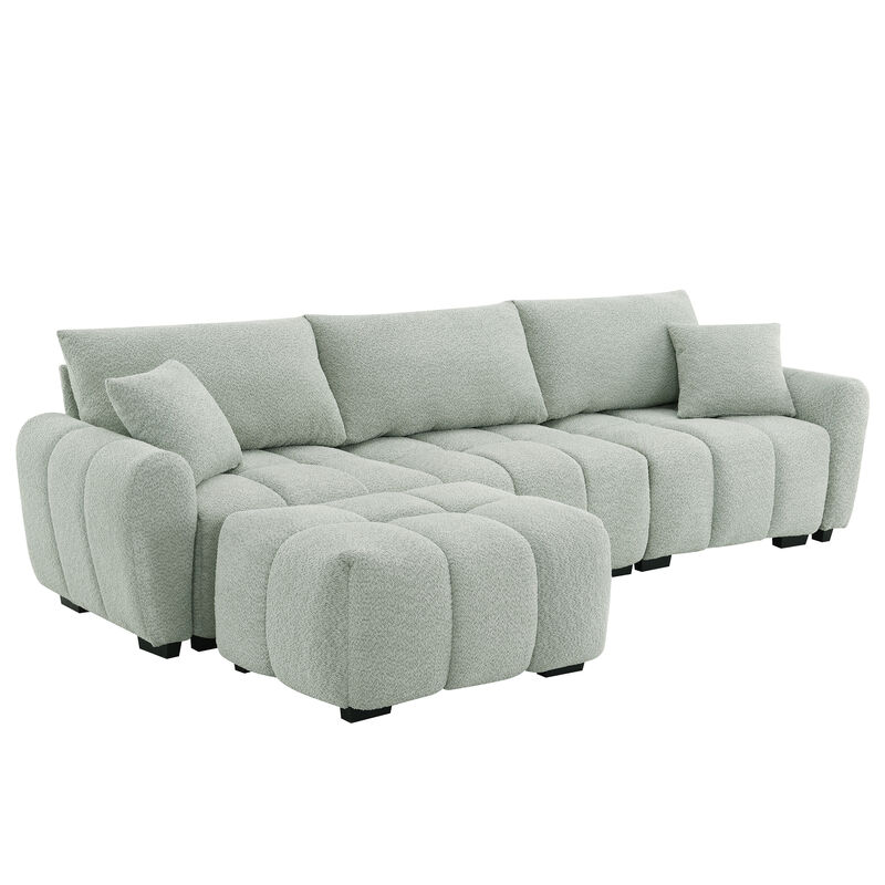 Merax Modular Sectional Sofa, L Shape with Extra-large Seat image number 0
