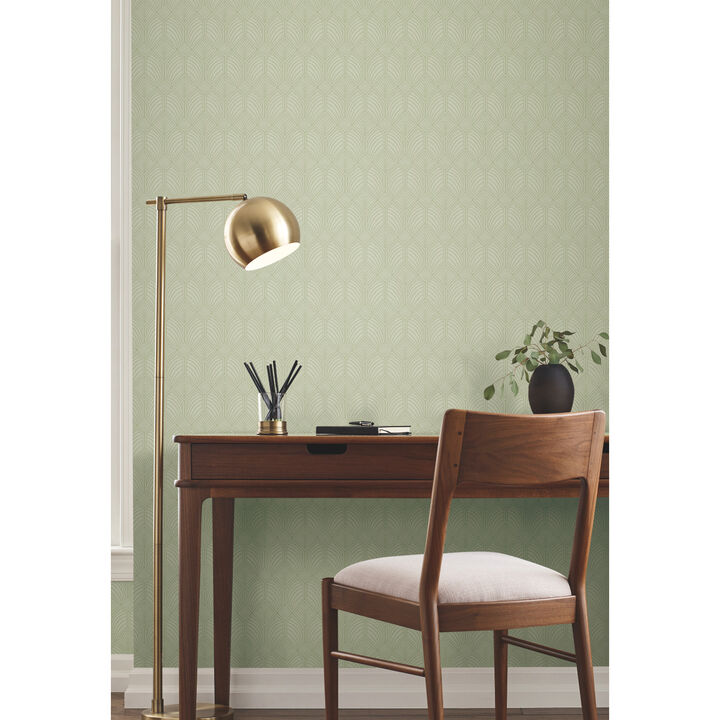 Craftsman Green Wallpaper
