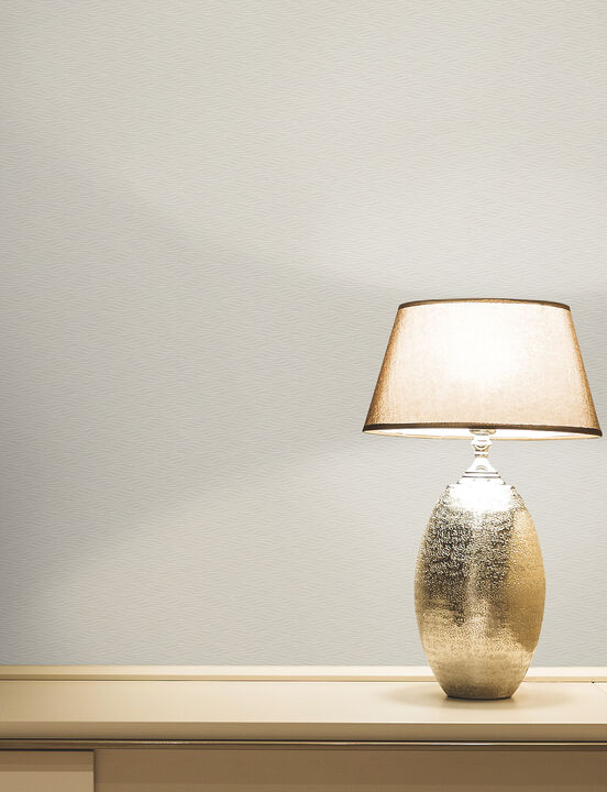 Elevated Taupe Waves Wallpaper