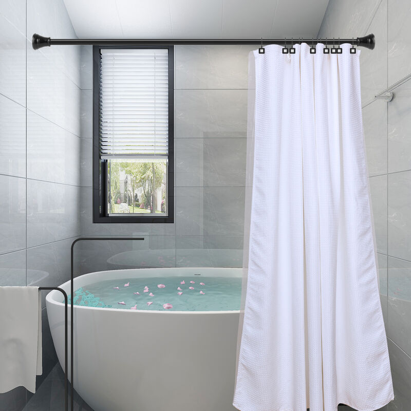 Metal Double Shower Curtain Hooks, Set of 12 image number 7