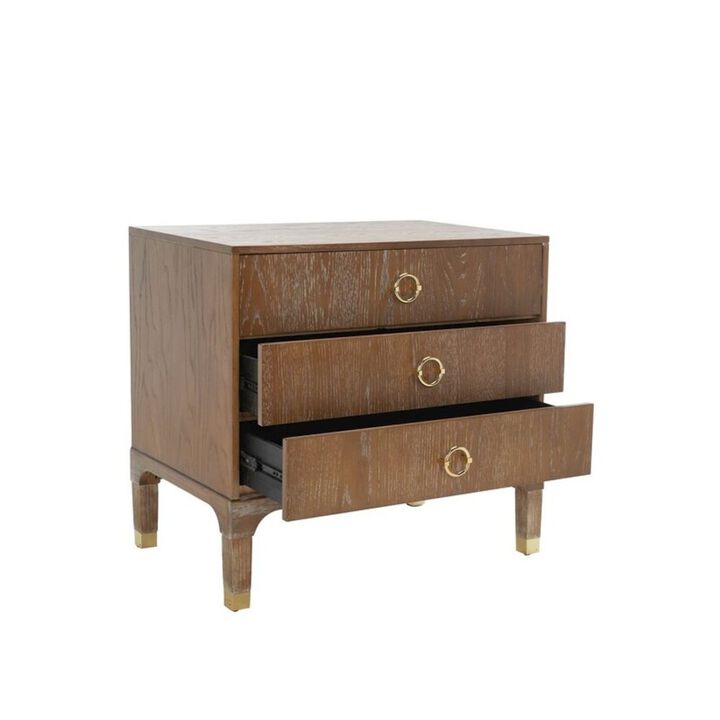 Safavieh Lorna 3 Drawer Contemporary Night Stand