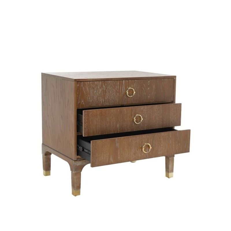 Safavieh Lorna 3 Drawer Contemporary Night Stand