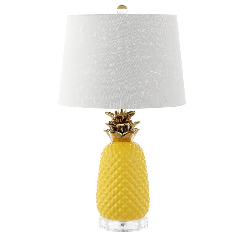Pineapple Ceramic LED Table Lamp