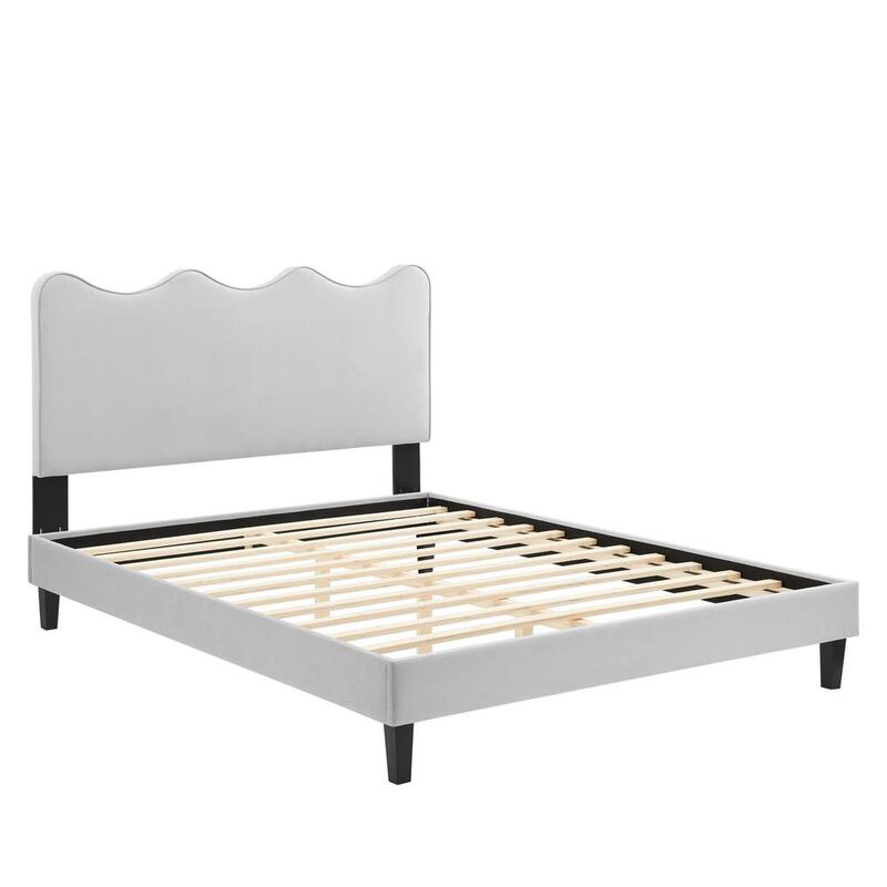 Current Performance Velvet King Platform Bed image number 2