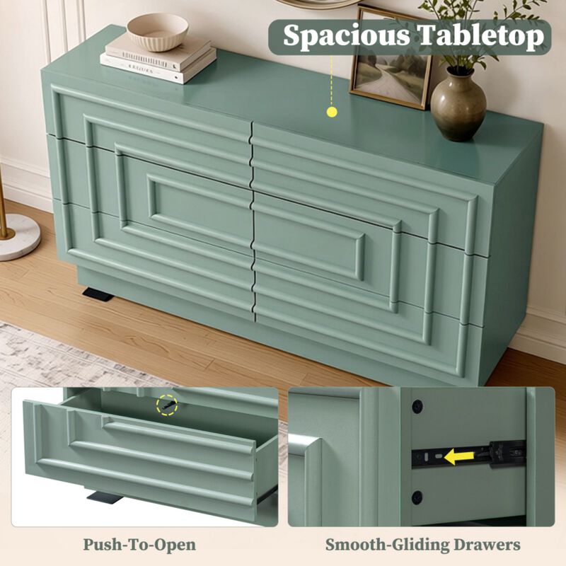 Prick 6-Drawer Dresser image number 4