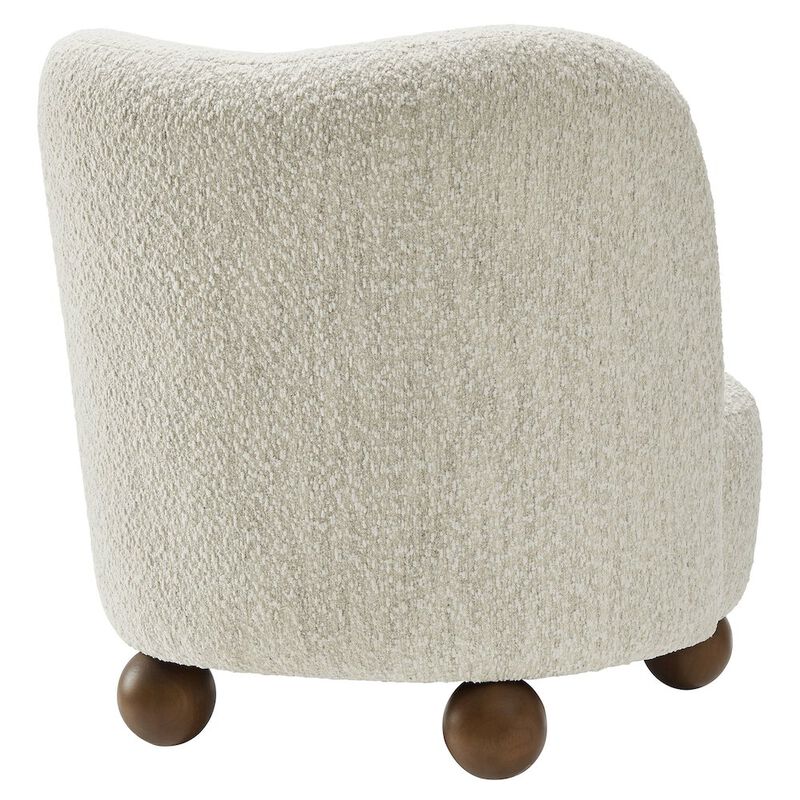 Monroe Boucle Fabric Accent Chair image number 4