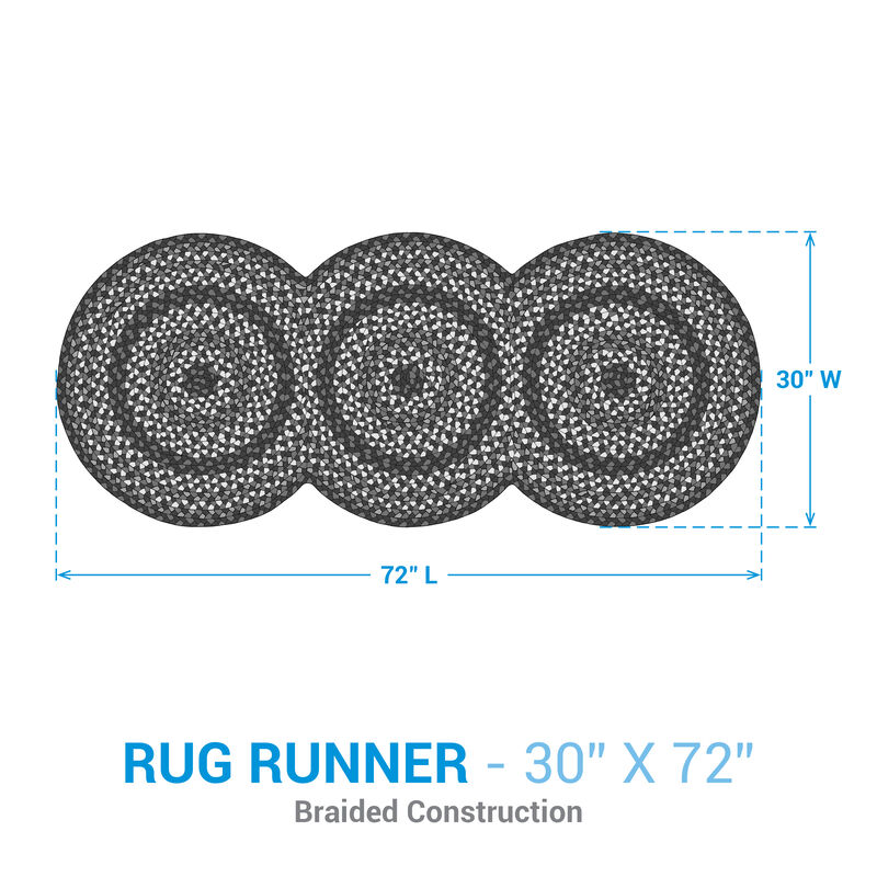 Park Designs Limestone Braided Rug image number 3